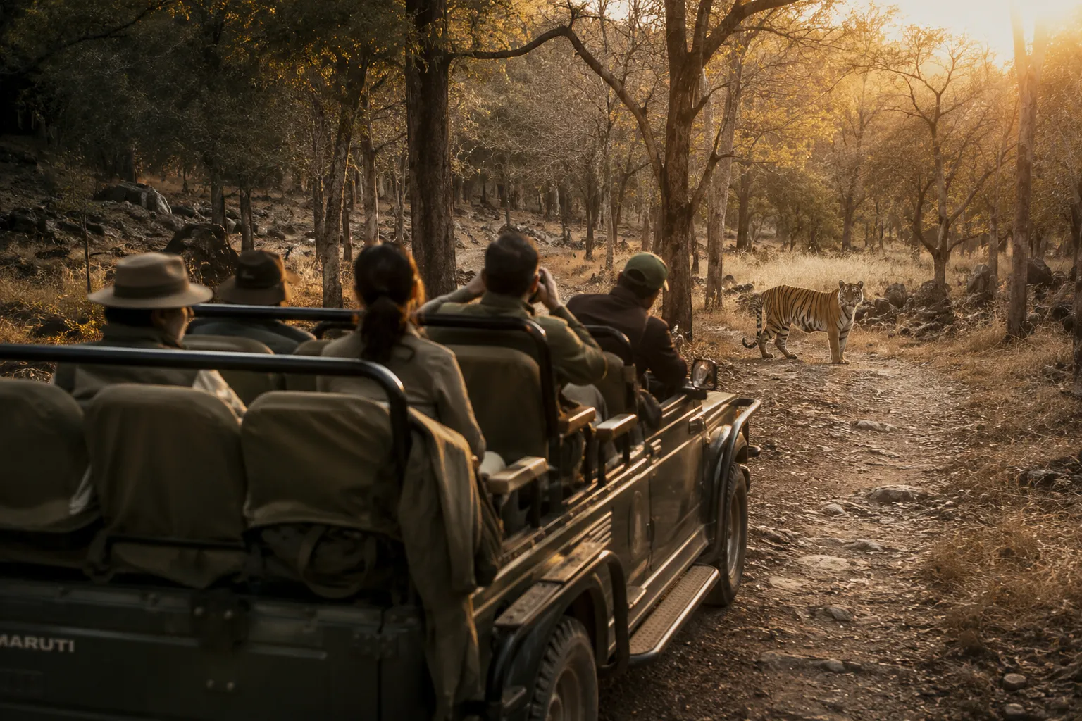 Bespoke luxury tented safari camp in a tiger reserve in Central India