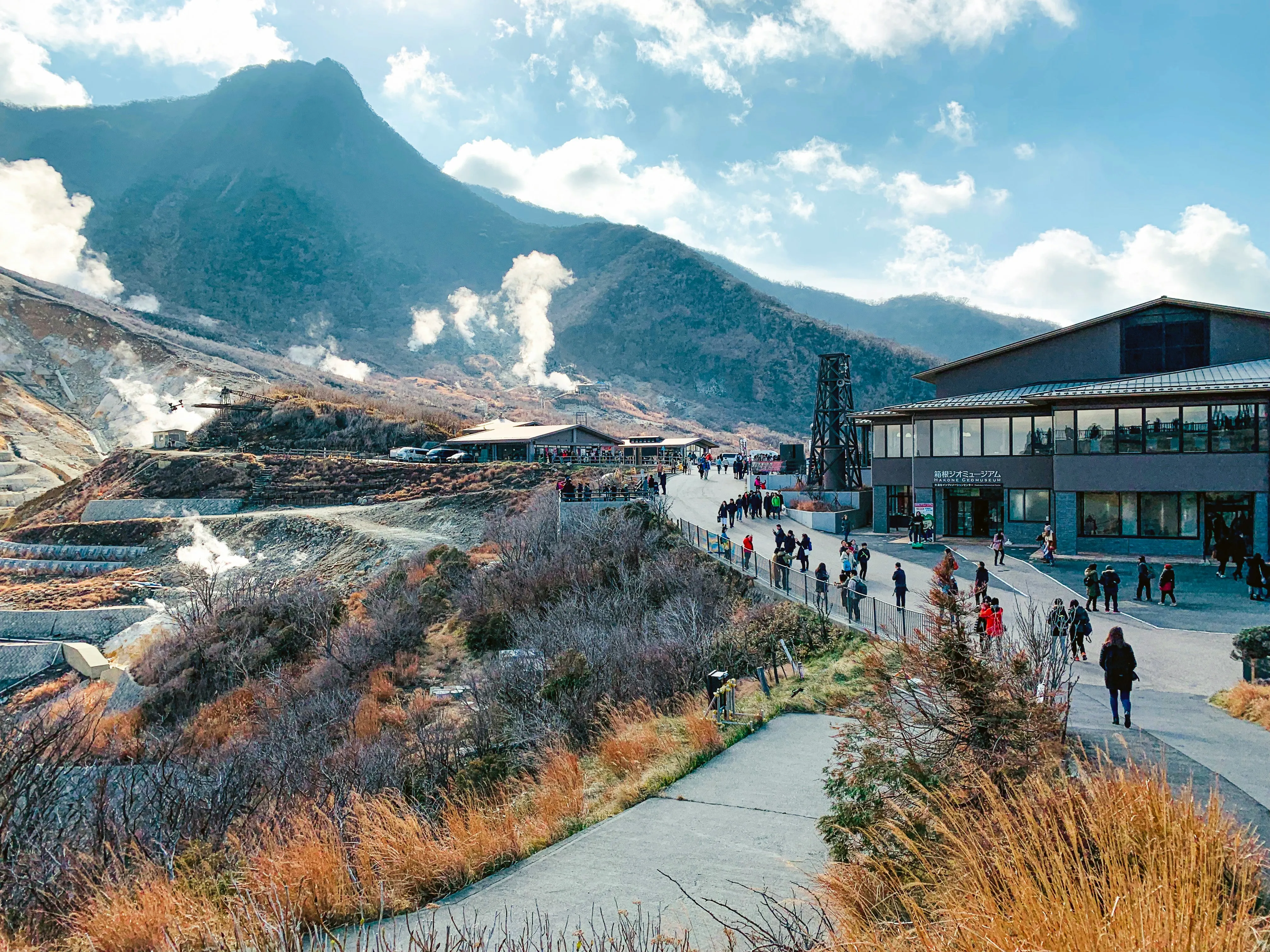 Owakudani Volcanic Valley Hakone Japan