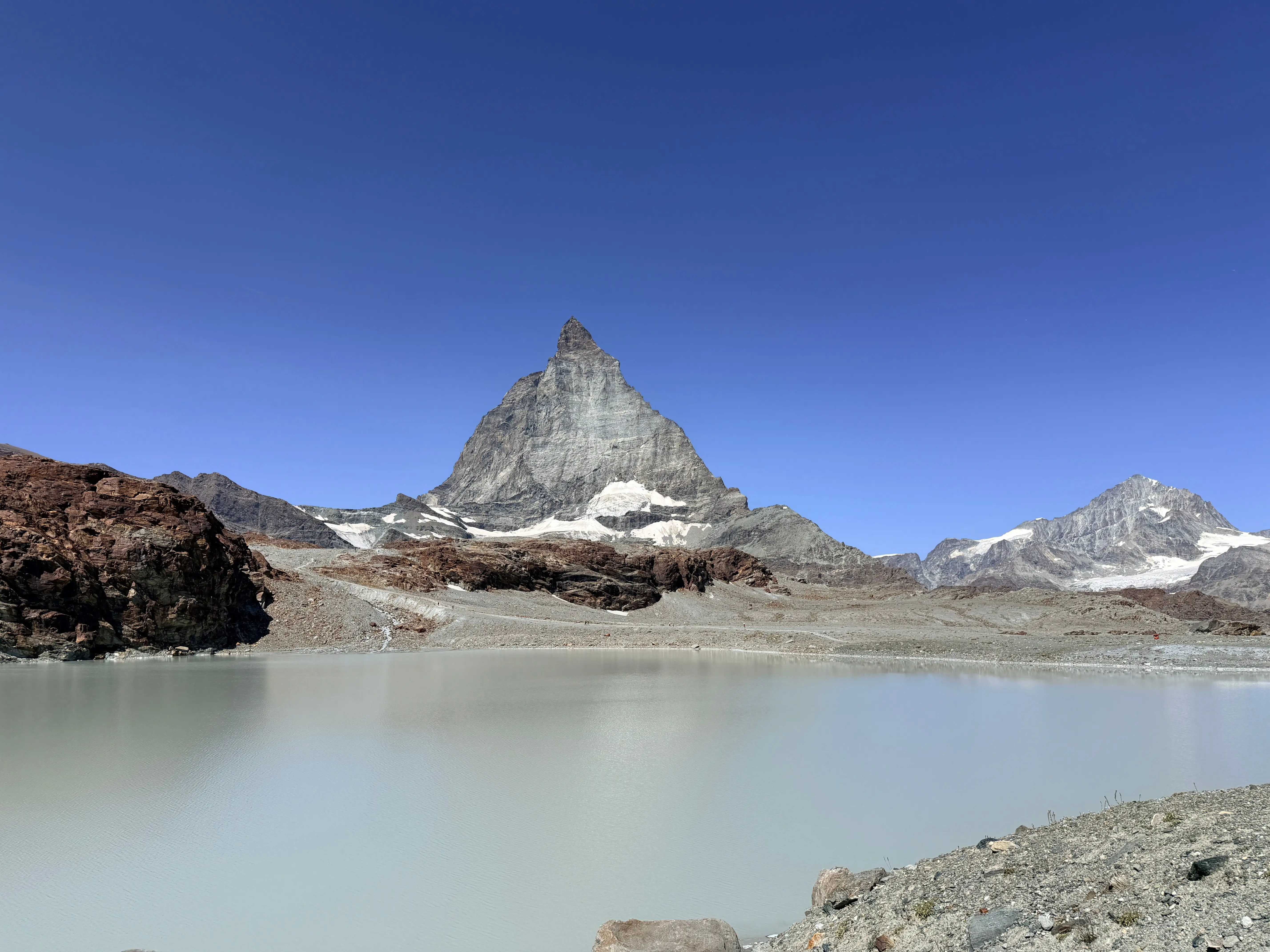Swiss lake luxury landscape